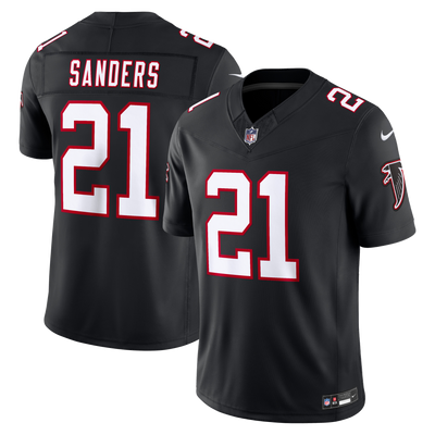 Atlanta Falcons Deion Sanders Nike Black Alternate Throwback Vapor F.U.S.E. Stitched Retired Limited Jersey
