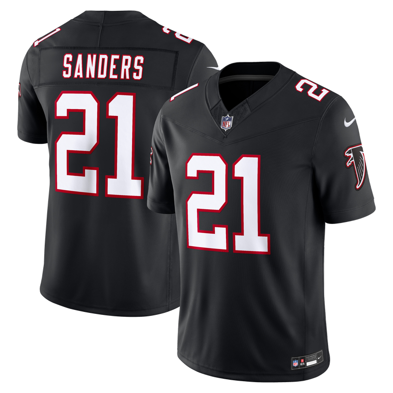 Atlanta Falcons Deion Sanders Nike Black Alternate Throwback Vapor F.U.S.E. Stitched Retired Limited Jersey