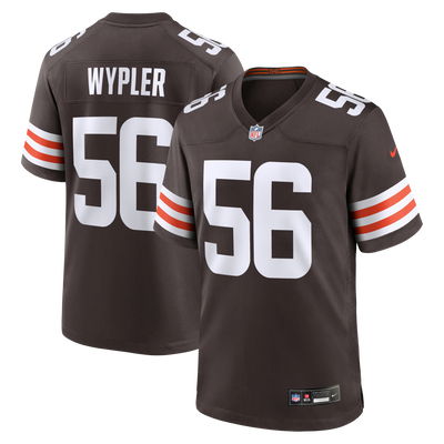 Cleveland Browns Luke Wypler Nike Brown Team Game Jersey