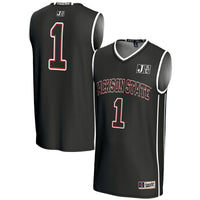 #1 Jackson State Tigers GameDay Greats Lightweight Basketball Jersey - Black