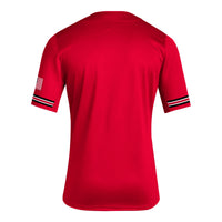 NC State Wolfpack adidas Reverse Retro Replica Baseball Jersey - Red
