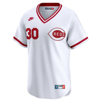 Cincinnati Reds Ken Griffey Nike White Throwback Cooperstown Collection Limited Jersey