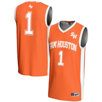 #1 Sam Houston State Bearkats GameDay Greats Replica Lightweight Basketball Jersey - Orange
