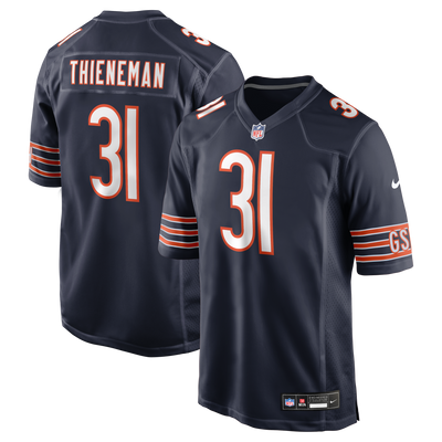 Chicago Bears Dillon Thieneman Nike Navy 2026 NFL Draft First Round Pick No. 25 Team Game Jersey