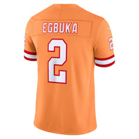 Tampa Bay Buccaneers Emeka Egbuka Nike Creamsicle Alternate Vapor F.U.S.E. Stitched Limited Jersey