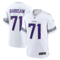 Minnesota Vikings Christian Darrisaw Nike White Alternate Game Jersey