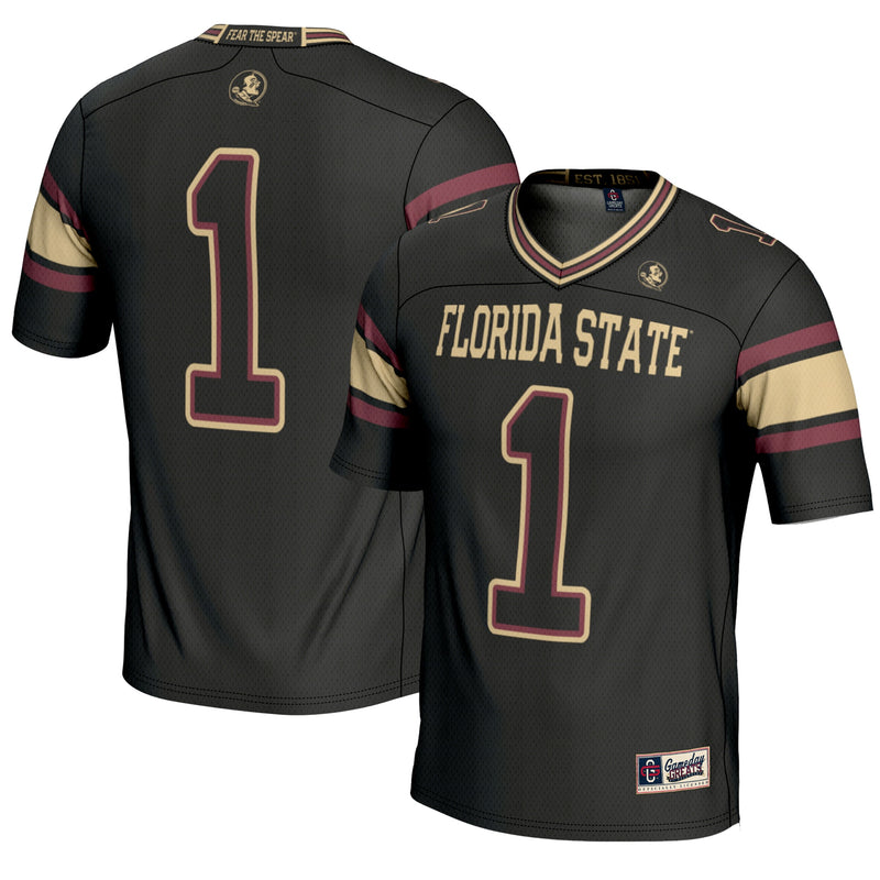 #1 Florida State Seminoles GameDay Greats Endzone Football Jersey - Black