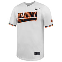 Nike White Oklahoma State Cowboys Limited Baseball Jersey