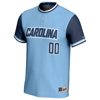 North Carolina Tar Heels GameDay Greats NIL Pick-A-Player Softball Lightweight Jersey - Carolina Blue