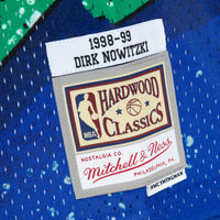 Dallas Mavericks Mitchell & Ness Dirk Nowitzki 1998 Hyper Hoops Swingman Jersey - Blue