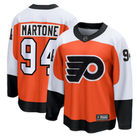 Philadelphia Flyers Porter Martone Fanatics Orange Breakaway Jersey