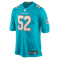 Miami Dolphins Patrick Paul Nike Aqua Game Jersey