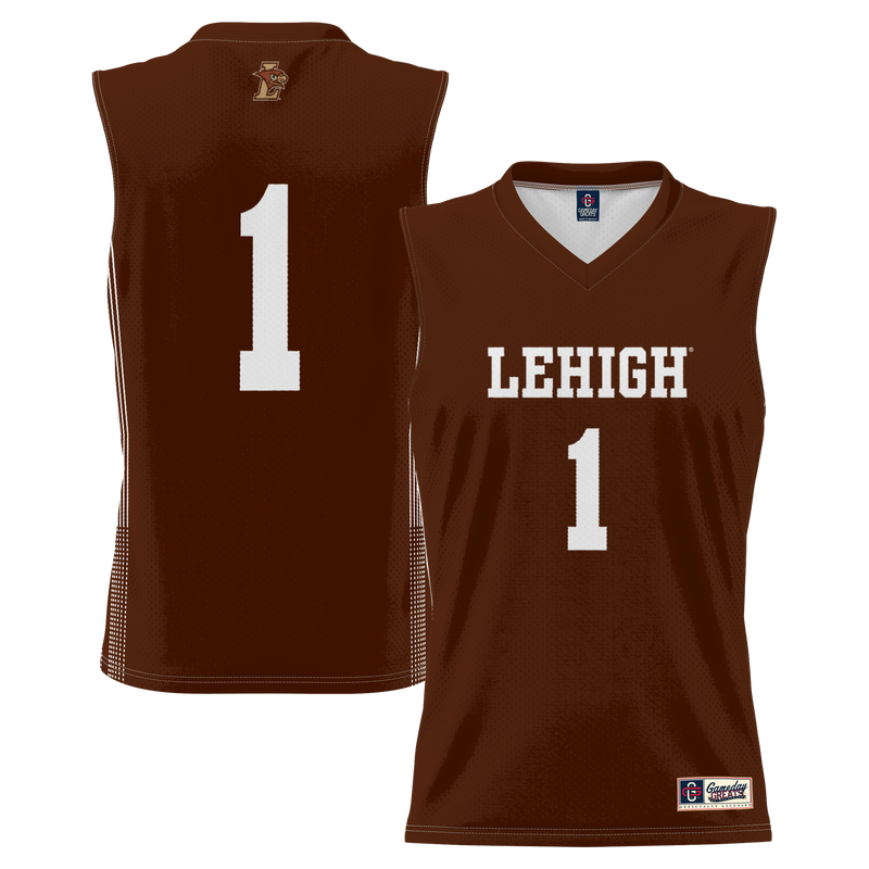 #1 Lehigh Mountain Hawks GameDay Greats Lightweight Basketball Jersey - Brown
