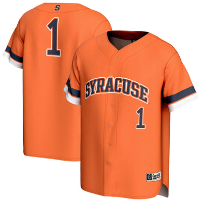 Syracuse Orange GameDay Greats Lightweight Collegiate Baseball Fashion Jersey - Orange