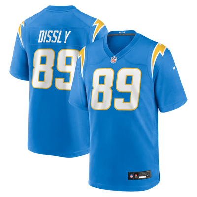 Los Angeles Chargers Will Dissly Nike Powder Blue Team Game Jersey