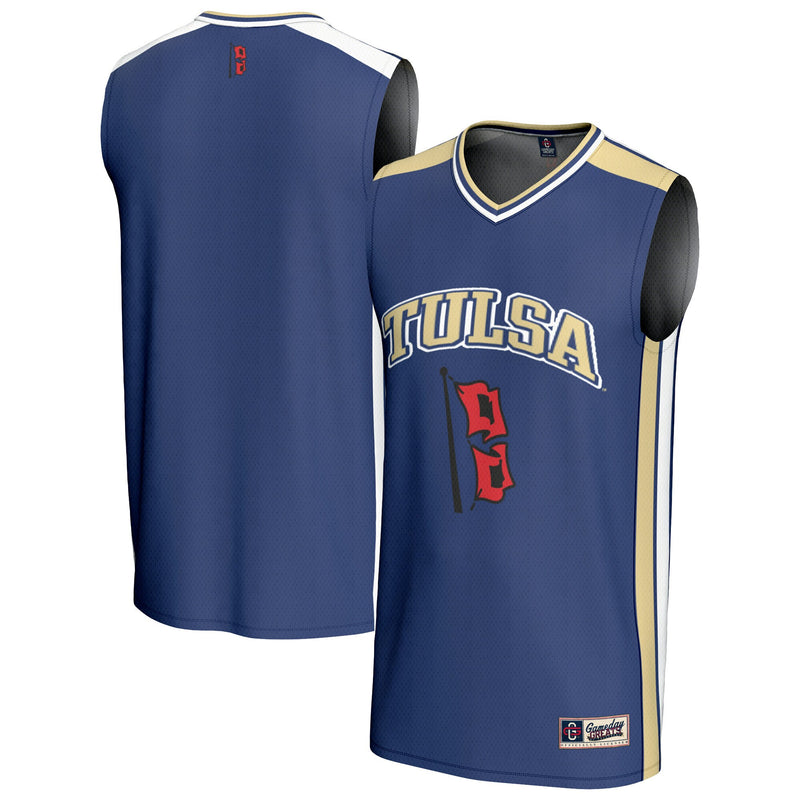 Tulsa Golden Hurricane GameDay Greats Basketball Jersey - Royal