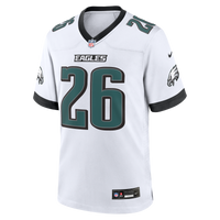 Philadelphia Eagles Saquon Barkley Nike White Game Jersey