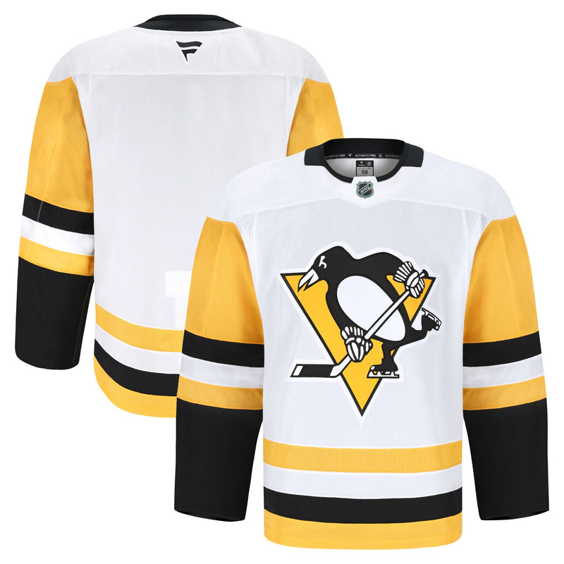 Pittsburgh Penguins Fanatics White Away Authentic Pro Jersey