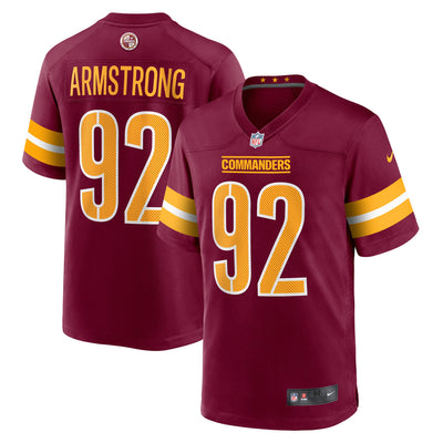 Washington Commanders Dorance Armstrong Nike Burgundy Game Jersey