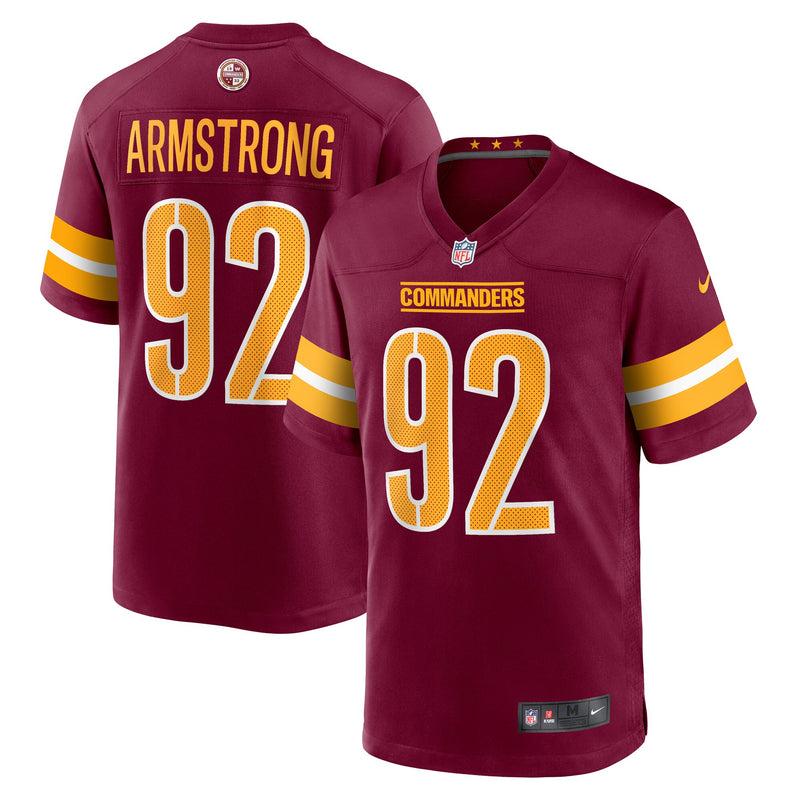 Washington Commanders Dorance Armstrong Nike Burgundy Game Jersey