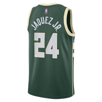 Milwaukee Bucks Nike Icon Edition Swingman Jersey - Hunter Green - Jaime Jaquez Jr. -