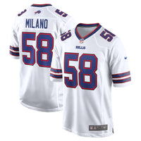 Buffalo Bills Matt Milano Nike White Away Game Player Jersey
