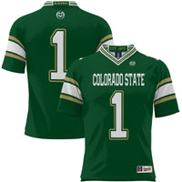 #1 Colorado State Rams GameDay Greats Endzone Football Jersey - Green