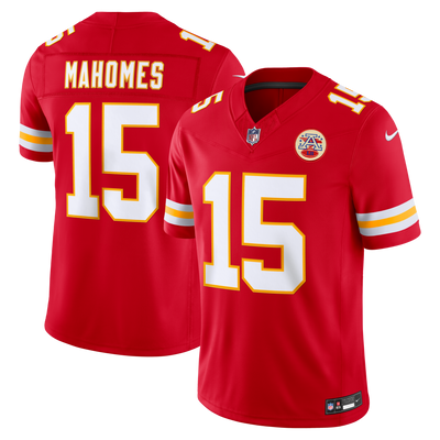 Kansas City Chiefs Patrick Mahomes Nike Red Team Vapor F.U.S.E. Stitched Limited Jersey