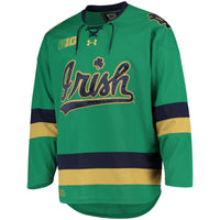 Notre Dame Fighting Irish Under Armour Replica Hockey Jersey - Green