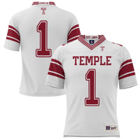 #1 Temple Owls GameDay Greats Endzone Football Jersey - White