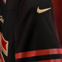 San Francisco 49ers Nick Bosa Nike Black 2025 Rivalries Collection Stitched Limited Jersey