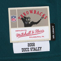 Philadelphia Eagles Duce Staley Mitchell & Ness Midnight Green 2002 Legacy Replica Jersey