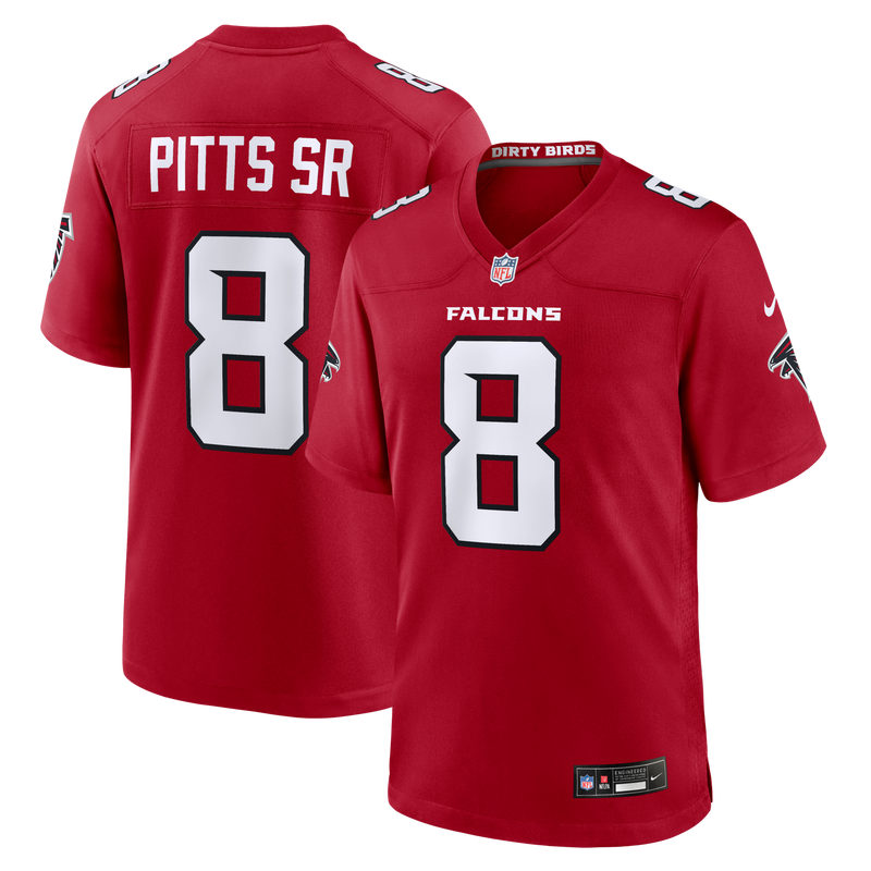 Atlanta Falcons Kyle Pitts Sr. Nike Red Game Jersey
