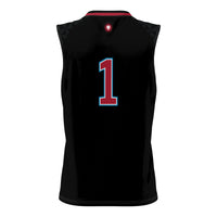 #1 Loyola Marymount Lions GameDay Greats Lightweight Basketball Jersey - Black