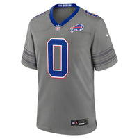 Buffalo Bills Keon Coleman Nike Gray Nickel City Game Jersey