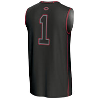 #1 UChicago Maroons GameDay Greats Lightweight Basketball Jersey - Black