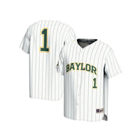#1 Baylor Bears GameDay Greats Lightweight Baseball Fashion Jersey - White