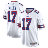 Buffalo Bills Josh Allen Nike White White Game Player Jersey