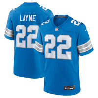 Detroit Lions Bobby Layne Nike Blue Retired Player Game Jersey