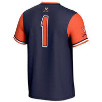 #1 Virginia Cavaliers GameDay Greats Lightweight Softball Jersey - Navy