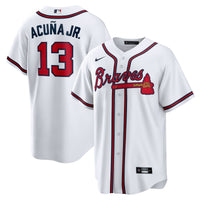 Atlanta Braves Ronald Acuna Jr. Nike White Home Replica Player Name Jersey