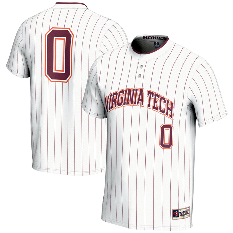 #0 Virginia Tech Hokies GameDay Greats Softball Fashion Jersey - White