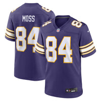 Minnesota Vikings Randy Moss Nike Purple Classic Retired Player Game Jersey