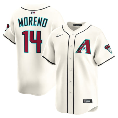 Arizona Diamondbacks Gabriel Moreno Nike Cream Home Limited Player Jersey