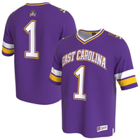 ECU Pirates GameDay Greats Lightweight Collegiate Football Fashion Jersey - Purple