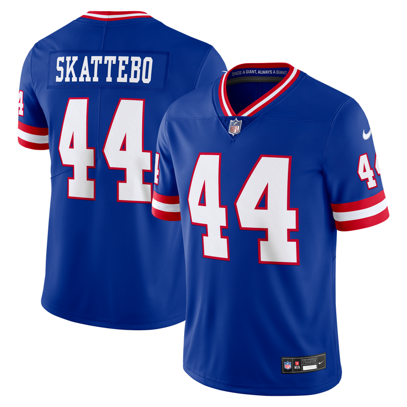 New York Giants Cam Skattebo Nike Royal Legacy Vapor Untouchable Stitched Limited Jersey