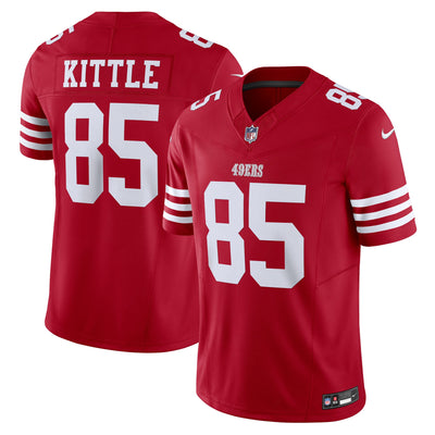 San Francisco 49ers George Kittle Nike Scarlet Vapor F.U.S.E. Limited Jersey
