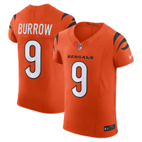 Cincinnati Bengals Joe Burrow Nike Orange Team Vapor F.U.S.E. Elite Jersey