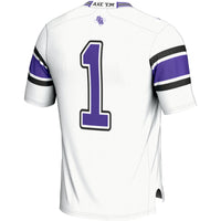 #1 Stephen F Austin Lumberjacks GameDay Greats Endzone Football Jersey - White