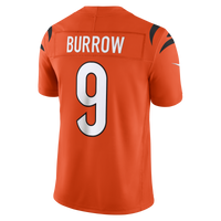 Cincinnati Bengals Joe Burrow Nike Orange Alternate Vapor F.U.S.E. Stitched Limited Jersey